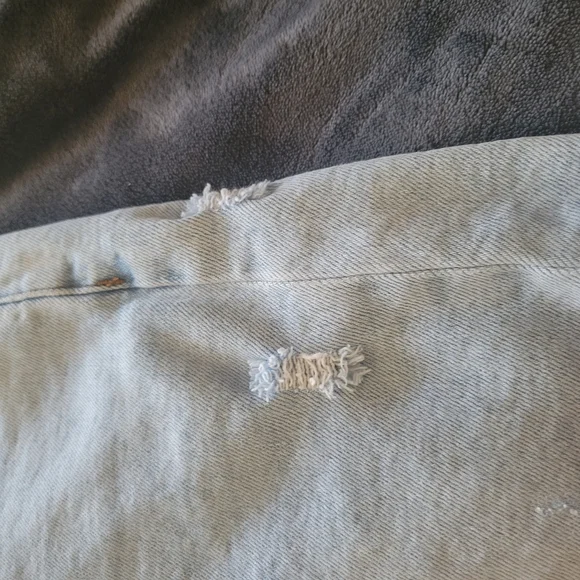 I&M Light Blue Denim Jean Shorts - Picture 8 of 8